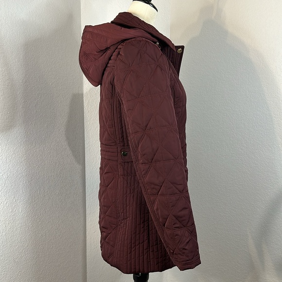 Liverpool Jeans Co Quilted Collard Hooded Utility Jacket (S) NWT - Picture 6 of 15